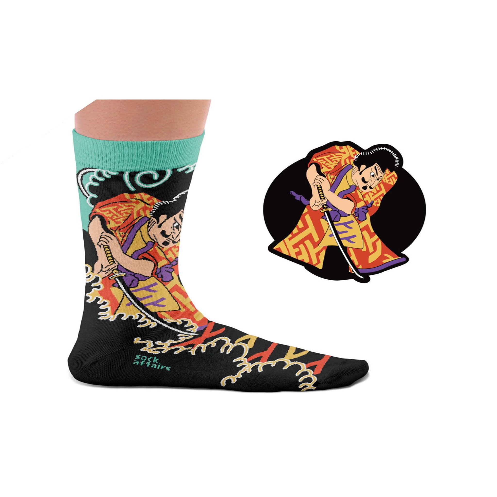 Voir la diapositive 2 : SOCK AFFAIRS Chaussettes samouraï