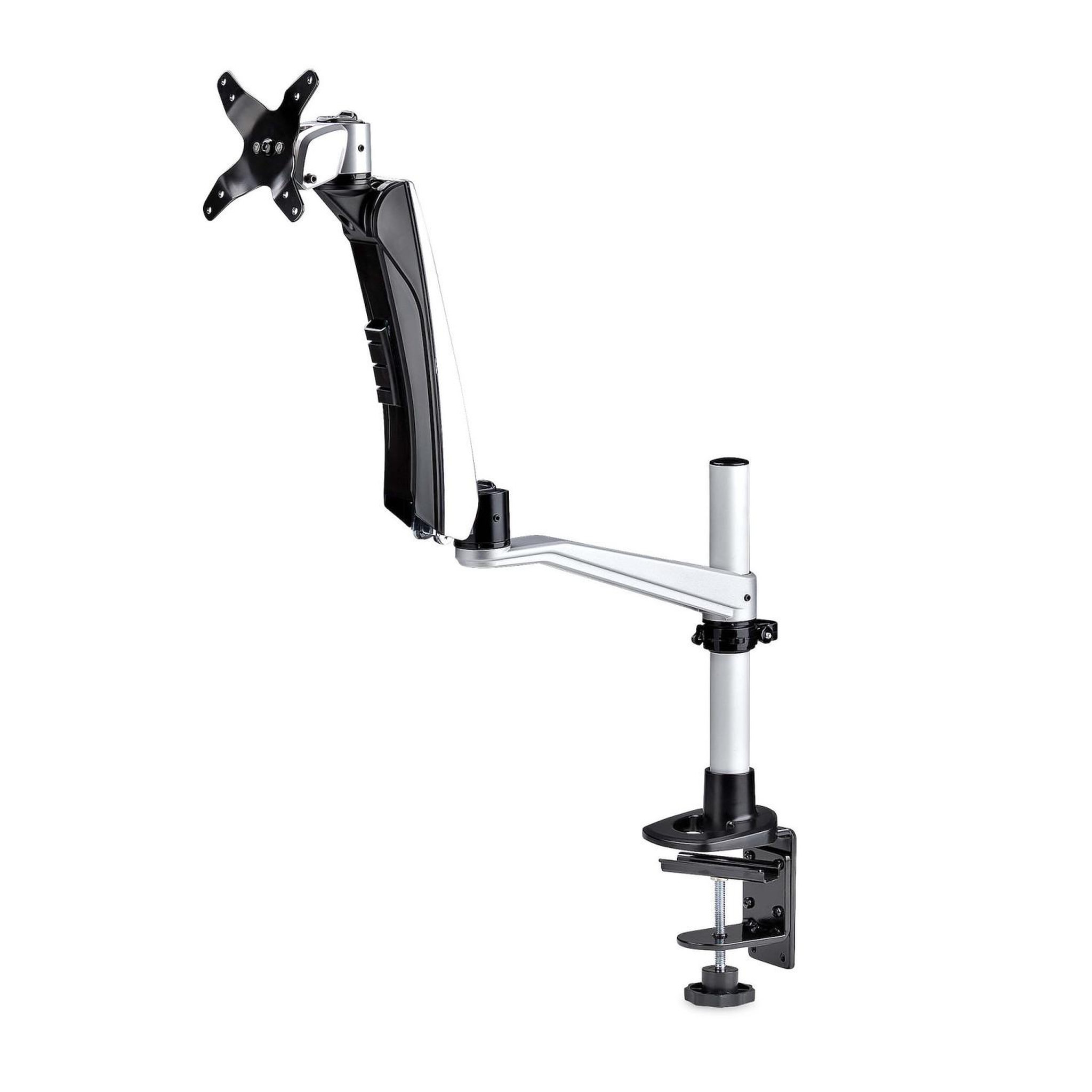 Startech Startech.com support de bureau pour écran 27  16:9 ou 30  21:9 ultrawide, vesa 75x75/100x100, bras articulé réglable sans outils, pince en c/passe-fil, bras pour moniteur assisté par ressort