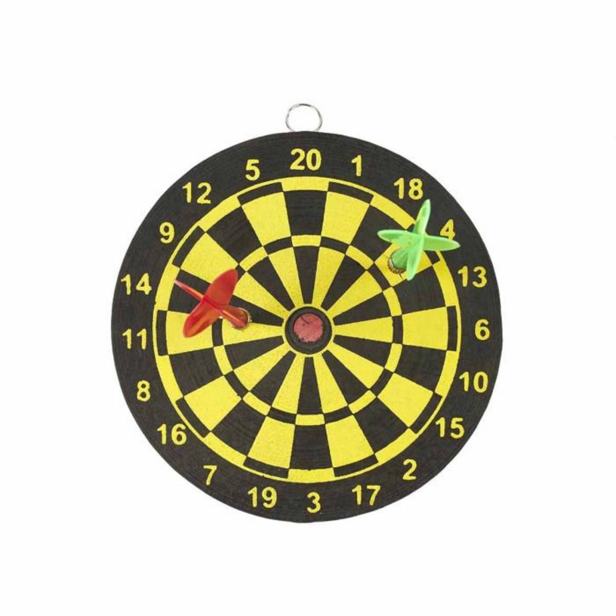 Paris Prix Jeu de Fléchettes  Cible  15cm Noir & Jaune