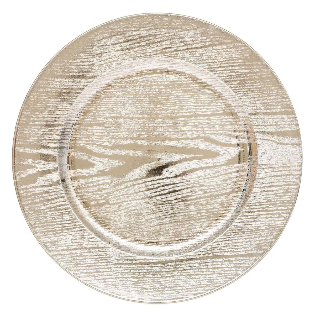 ATMOSPHERA Lot de 12 dessous d'assiette effet bois