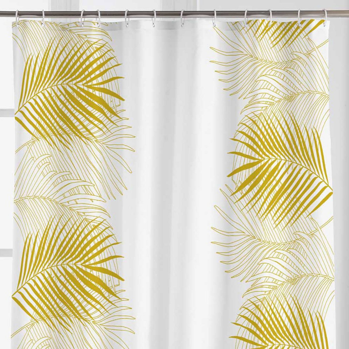 Douceur d'Intérieur Rideau de douche 180x200 Orbella blanc