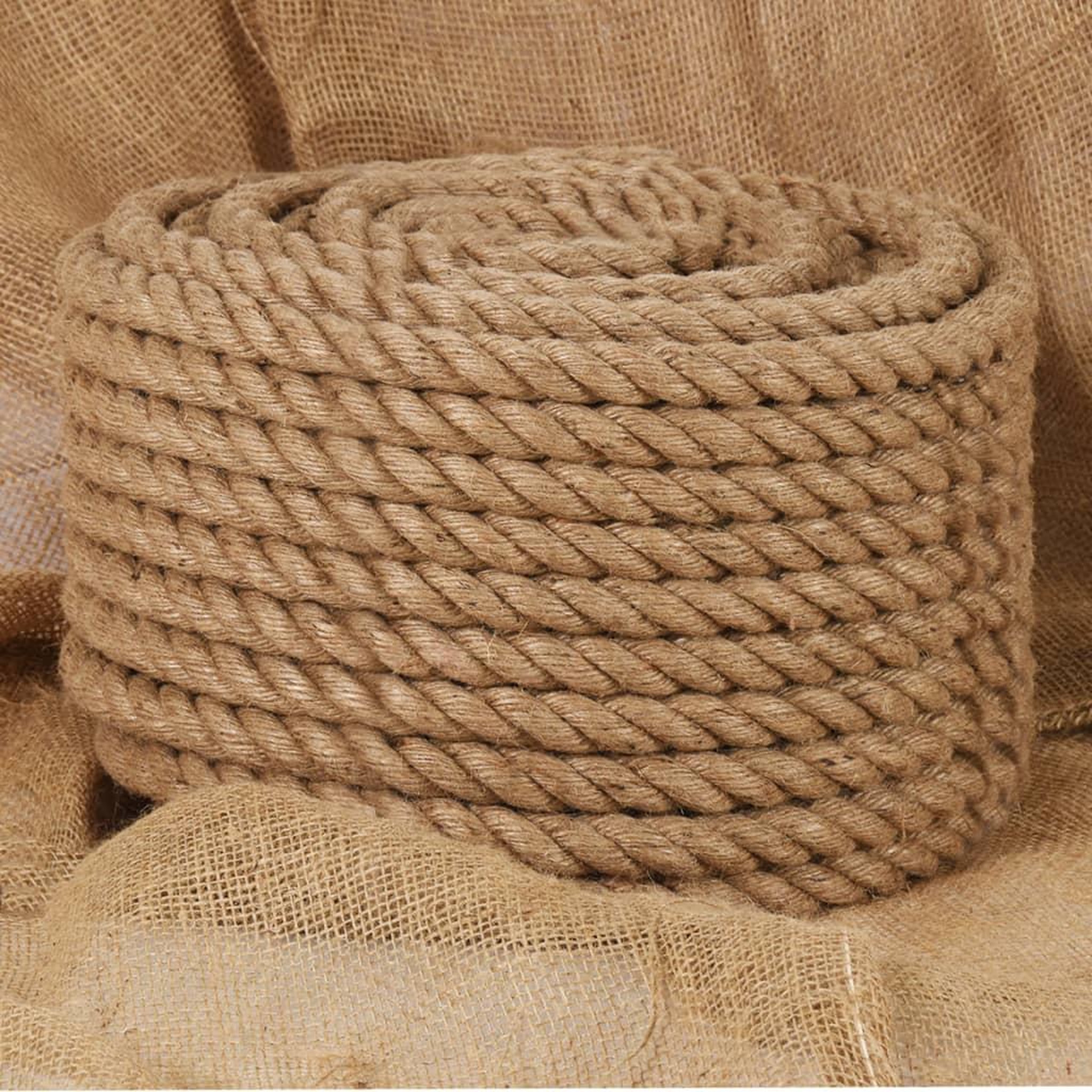 Voir la diapositive 1 : VIDAXL Corde 100 % jute 20 mm 100 m