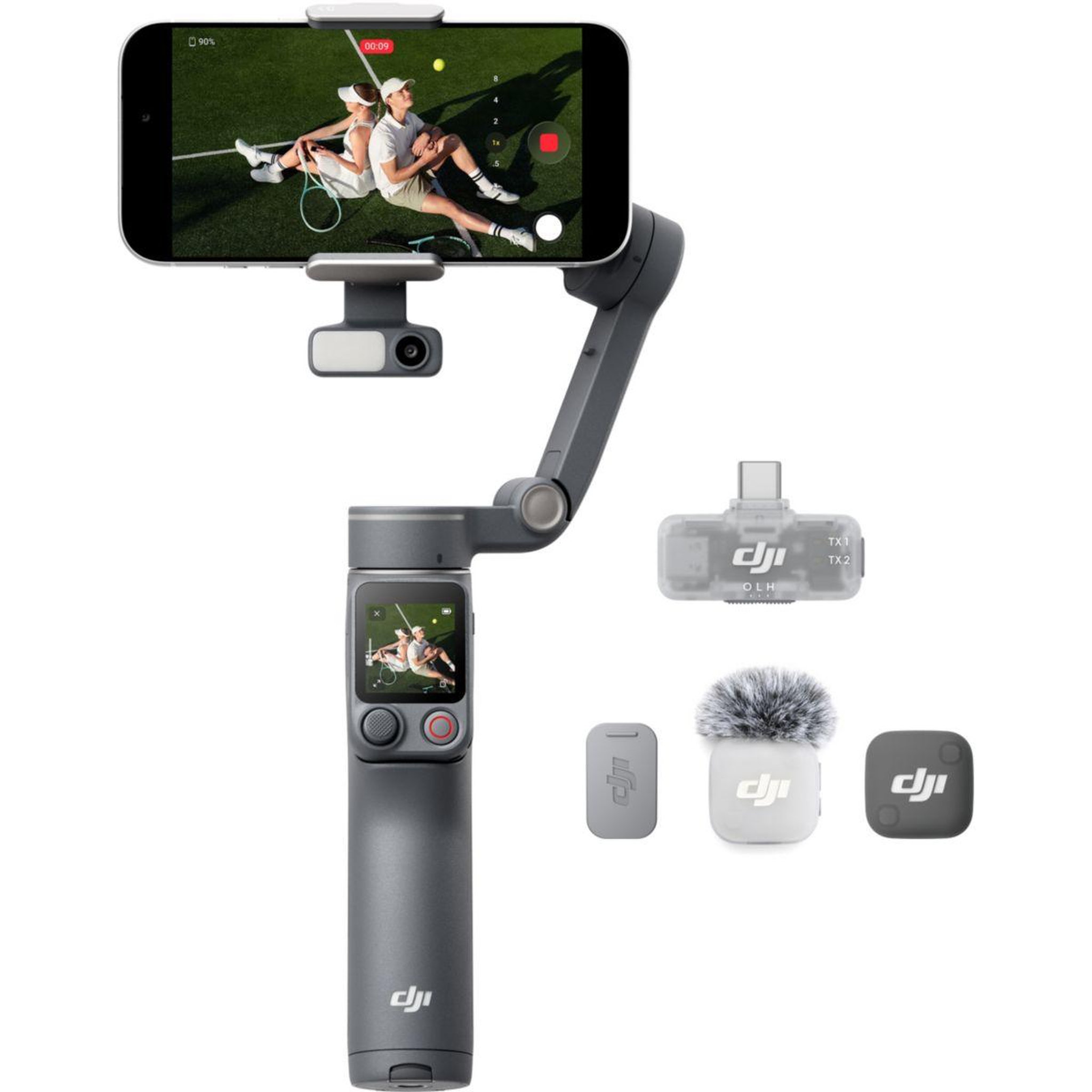 Voir la diapositive 2 : DJI Stabilisateur osmo mobile 8p creator combo