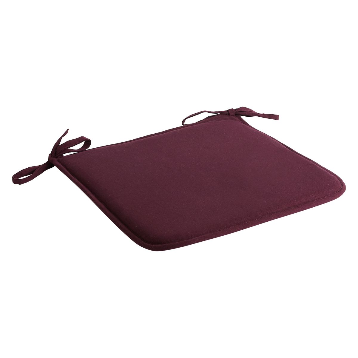 ACTUEL Galette de chaise plate unie en coton 