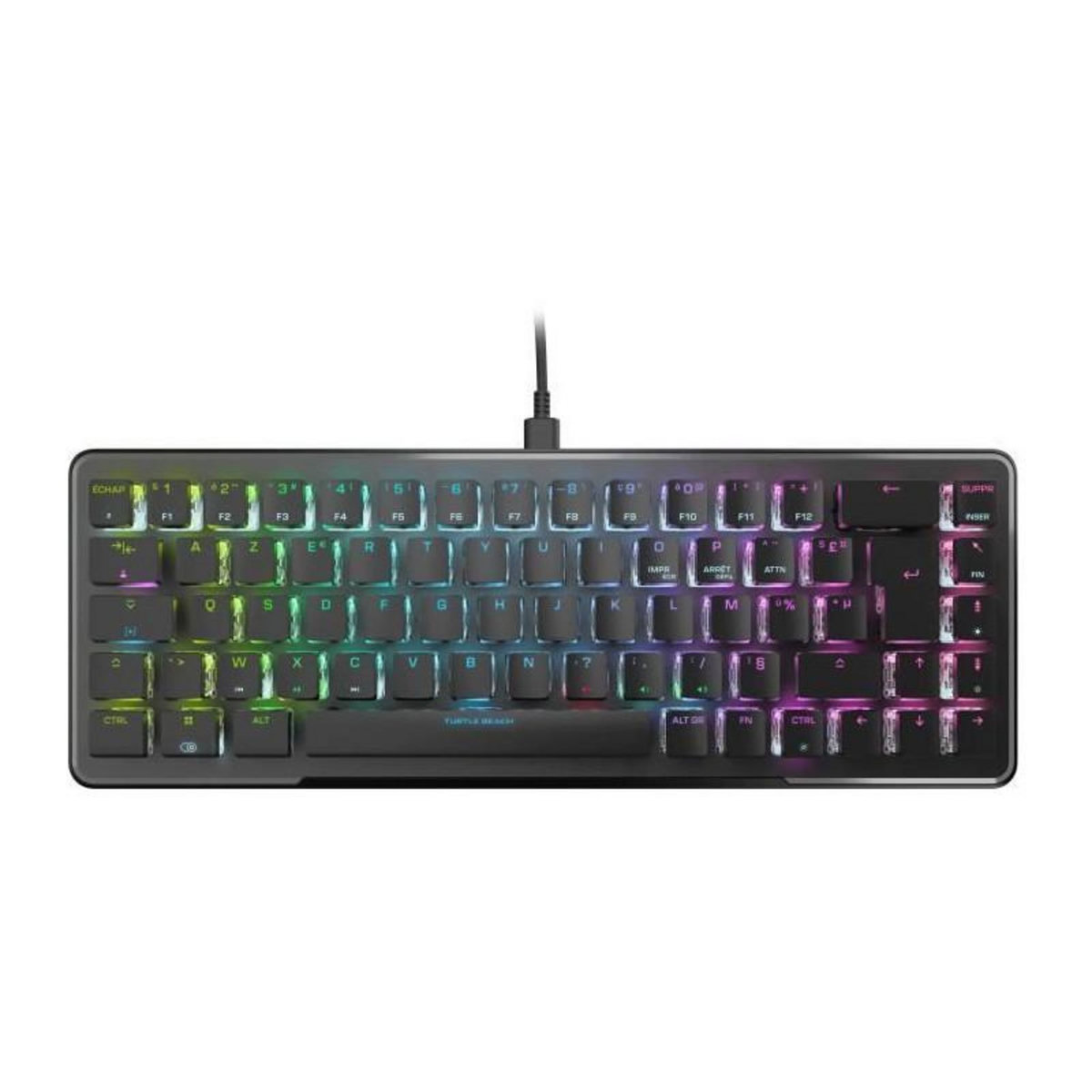 Turtle Beach Clavier gaming optique et mécanique sans fil - Turtle Beach - Vulcan II Mini - Noir