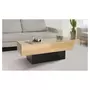 Table basse coulissante