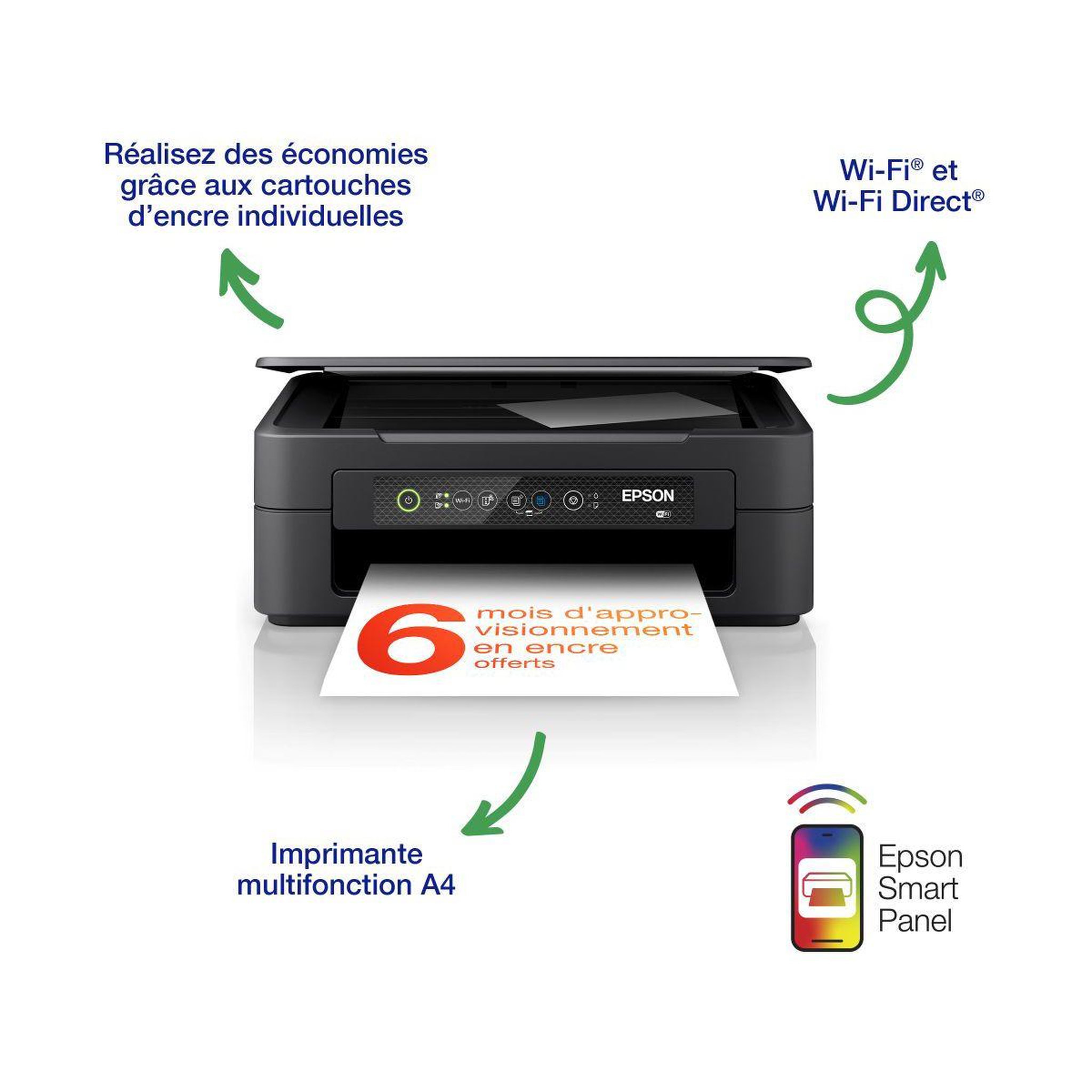 Voir la diapositive 3 : Epson Imprimante jet d'encre xp-2200