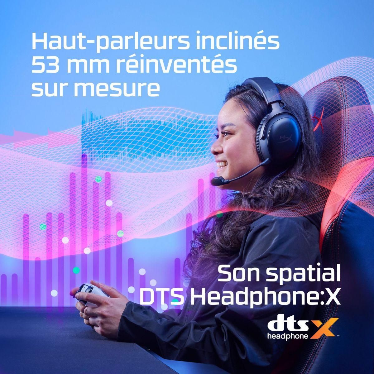 HyperX Casque gamer Cloud III Wireless Black-Red