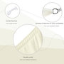 Voir la diapositive 5 : OUTSUNNY Voile d'ombrage rectangulaire 6L x 4l m polyester imperméabilisé haute densité 160 g/m² crème