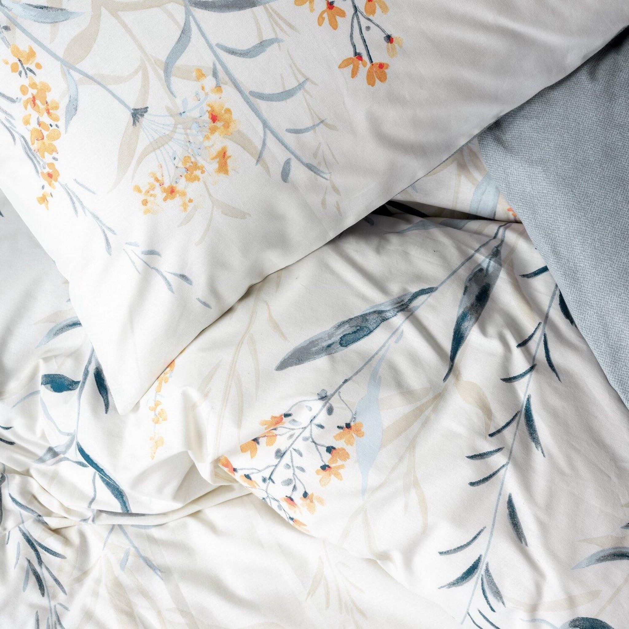 Voir la diapositive 2 : Home collection Parure housse de couette avec taie(s) 100 % coton Hiedra