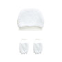 Voir la diapositive 2 : Petit Béguin Bonnet bébé en sherpa + moufles Alaska