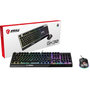 Voir la diapositive 1 : MSI Clavier Gaming Msi Vigor GK30 Combo Noir