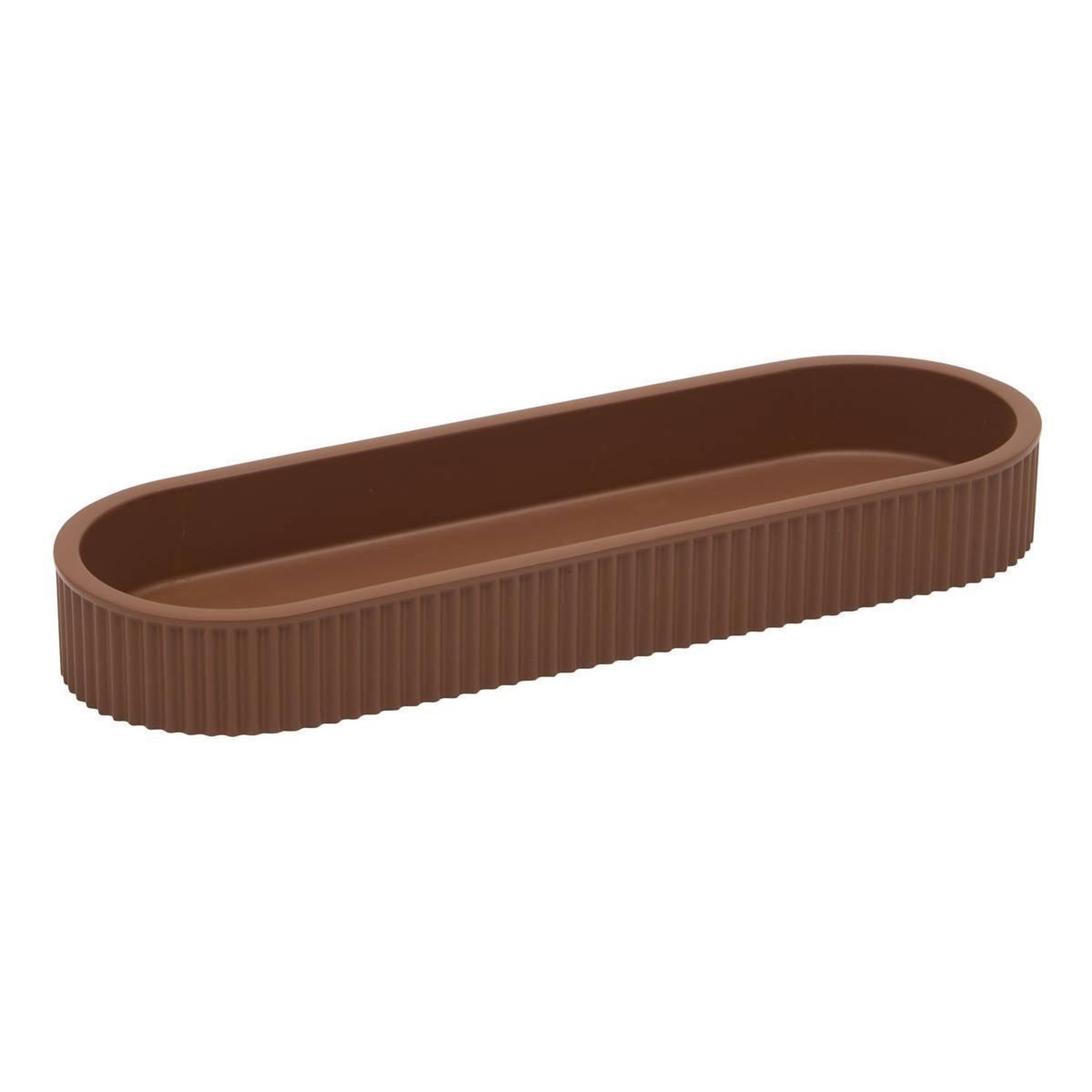 Voir la diapositive 4 : FIVE Lot de 2 distributeurs de savon  terra  24cm marron