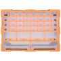 Voir la diapositive 2 : VIDAXL Organisateur multi-tiroirs avec 38 tiroirs 52x16x37,5 cm
