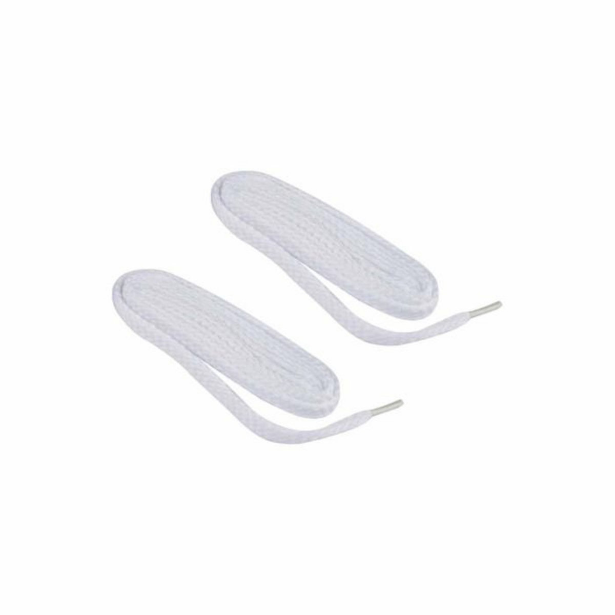 Paris Prix Paire de Lacets pour Chaussures  Plats  90cm Blanc