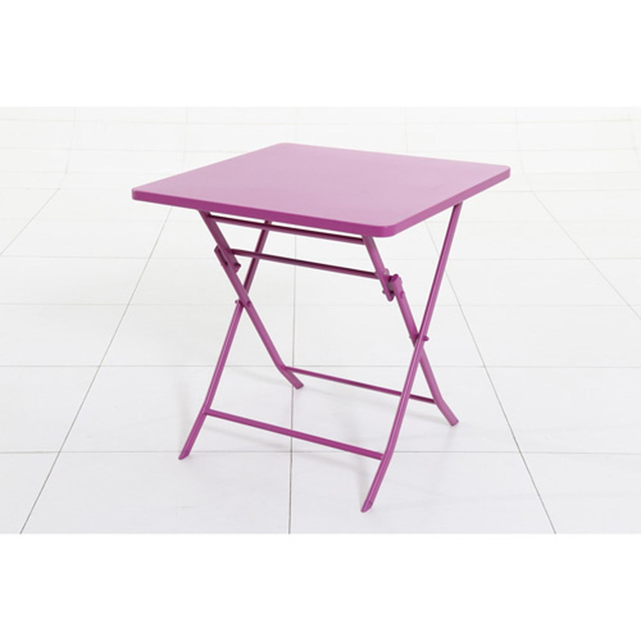 HESPERIDE Table de jardin pliante carrée Greensboro - 2 Places. Coloris disponibles : Jaune