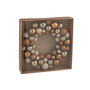 Voir la diapositive 3 : Paris Prix Couronne Boules de Noël  Night  35cm Marron