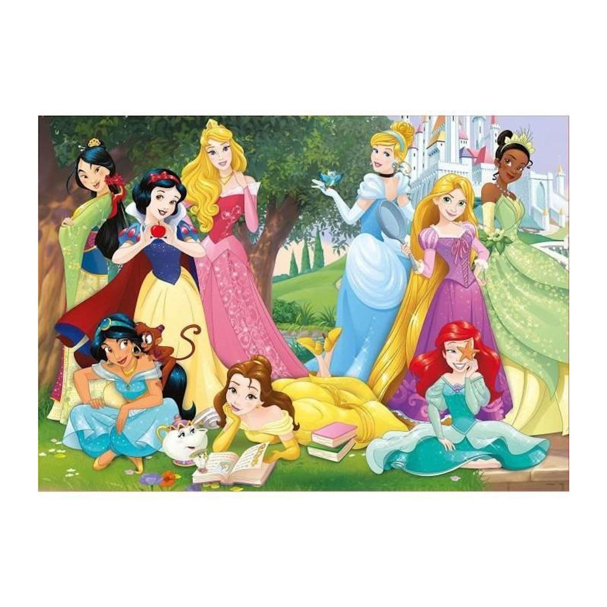 EDUCA Puzzle adulte 500 pièces Disney Princesses univers magique château princesses – Disney
