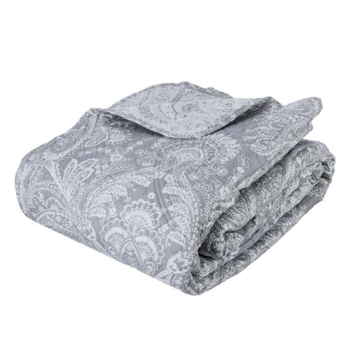 ATMOSPHERA Dessus de Lit & 2 Taies  Marie  240x260cm Gris Clair