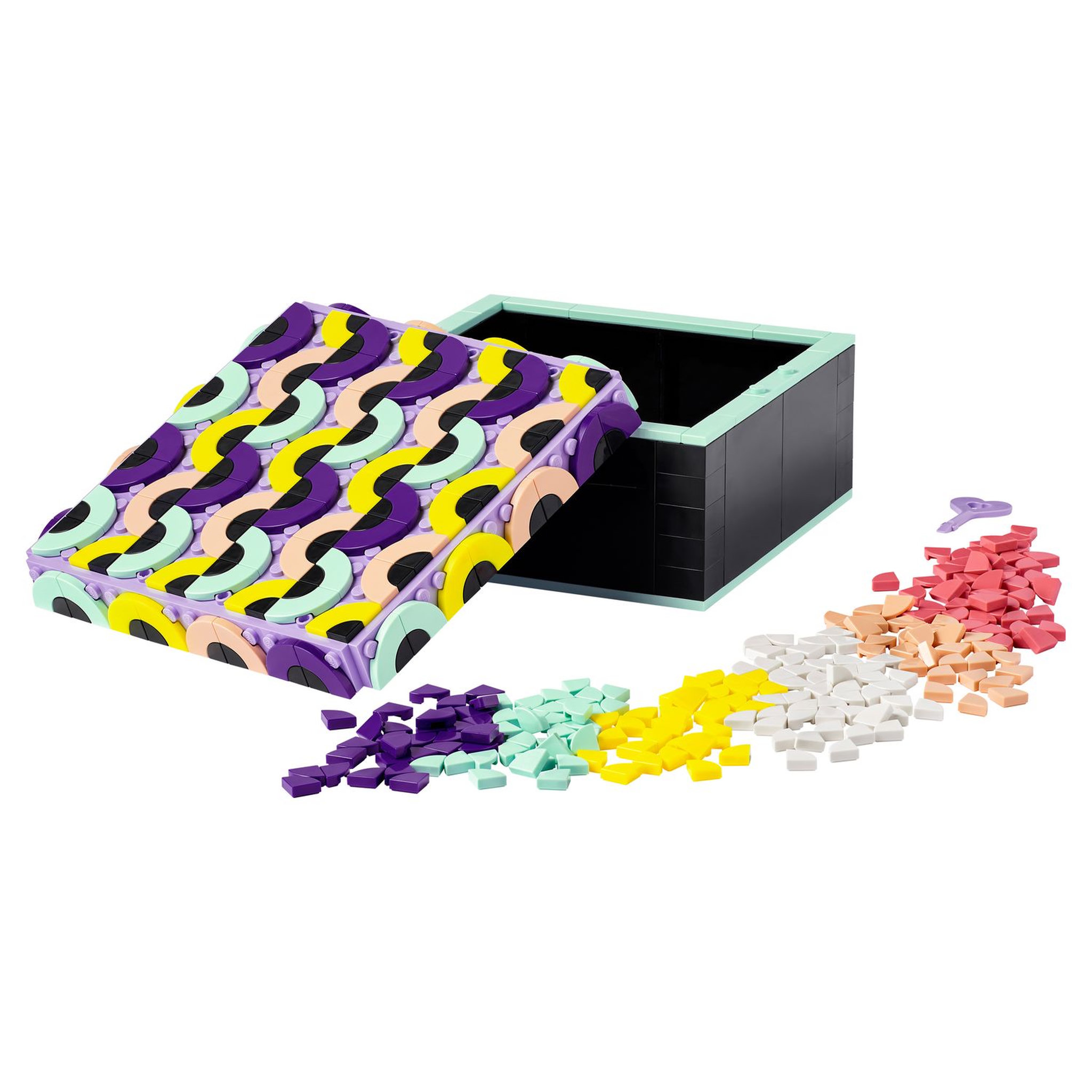 Voir la diapositive 3 : LEGO DOTS 41960 La Grande Boîte, Loisir Créatif de Rangement de Chambre d'Enfants