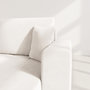 Voir la diapositive 4 : BEST MOBILIER Nicole - canapé d'angle réversible 5 places convertible avec coffre en tissu