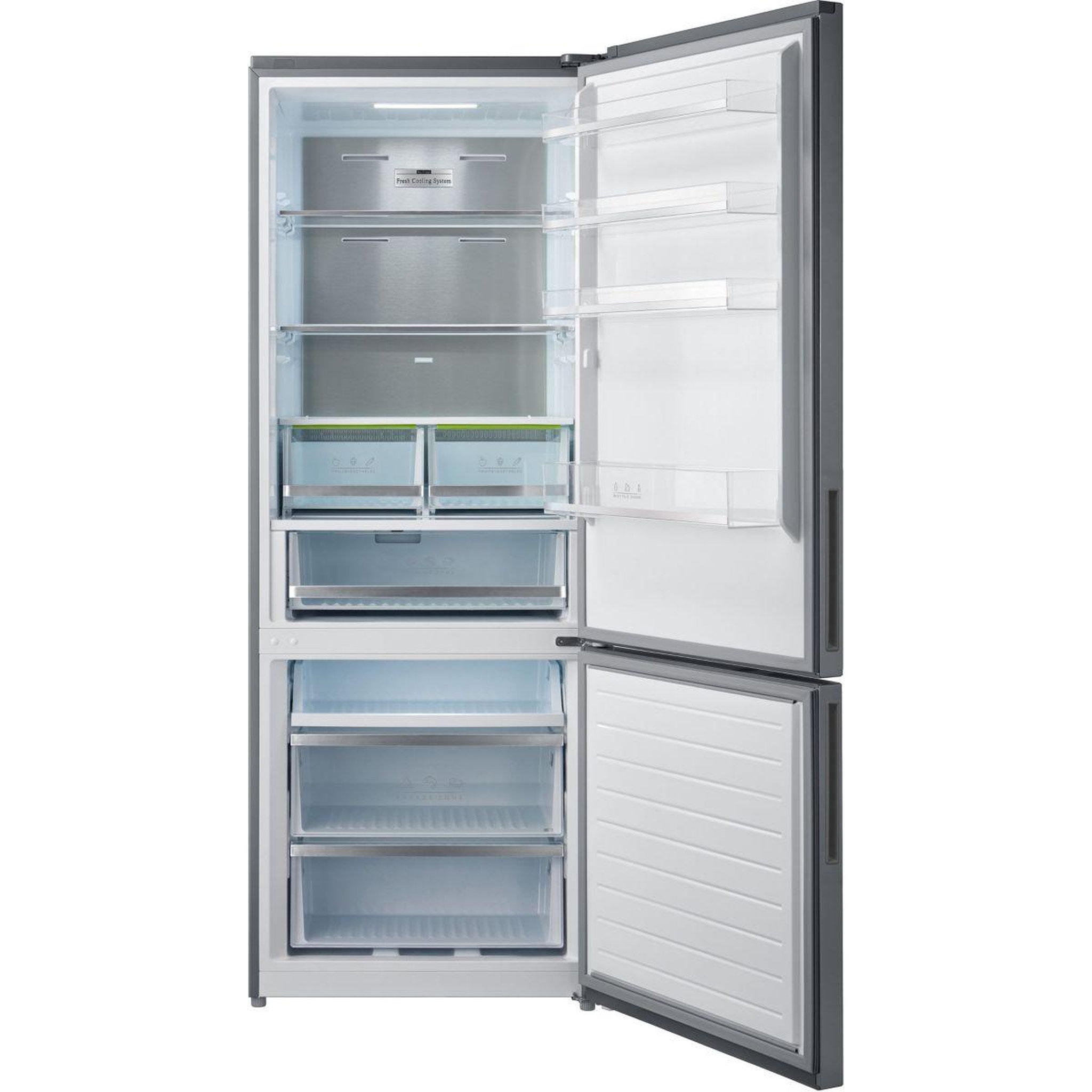 Voir la diapositive 2 : ESSENTIEL B Réfrigérateur combiné ERCVE190-70miV1