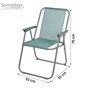 Voir la diapositive 3 : SUNNYDAYS Chaise de camping pliable - Bleu gris