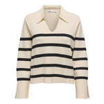 Only Pull Ecru/Noir Femme Only Monica. Coloris disponibles : Beige