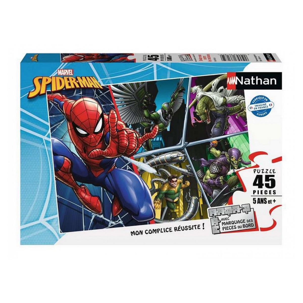 Nathan Puzzle Spider-Man 45 pièces pour enfants à partir de 4 ans