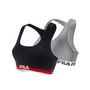 Voir la diapositive 2 : FILA Pack Surprise de 2 Brassières coton femme