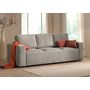 Voir la diapositive 2 : LISA DESIGN Livy - canapé droit convertible - avec coffre - en velours côtelé - 3 places