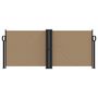 Voir la diapositive 3 : VIDAXL Auvent lateral retractable taupe 100x1000 cm