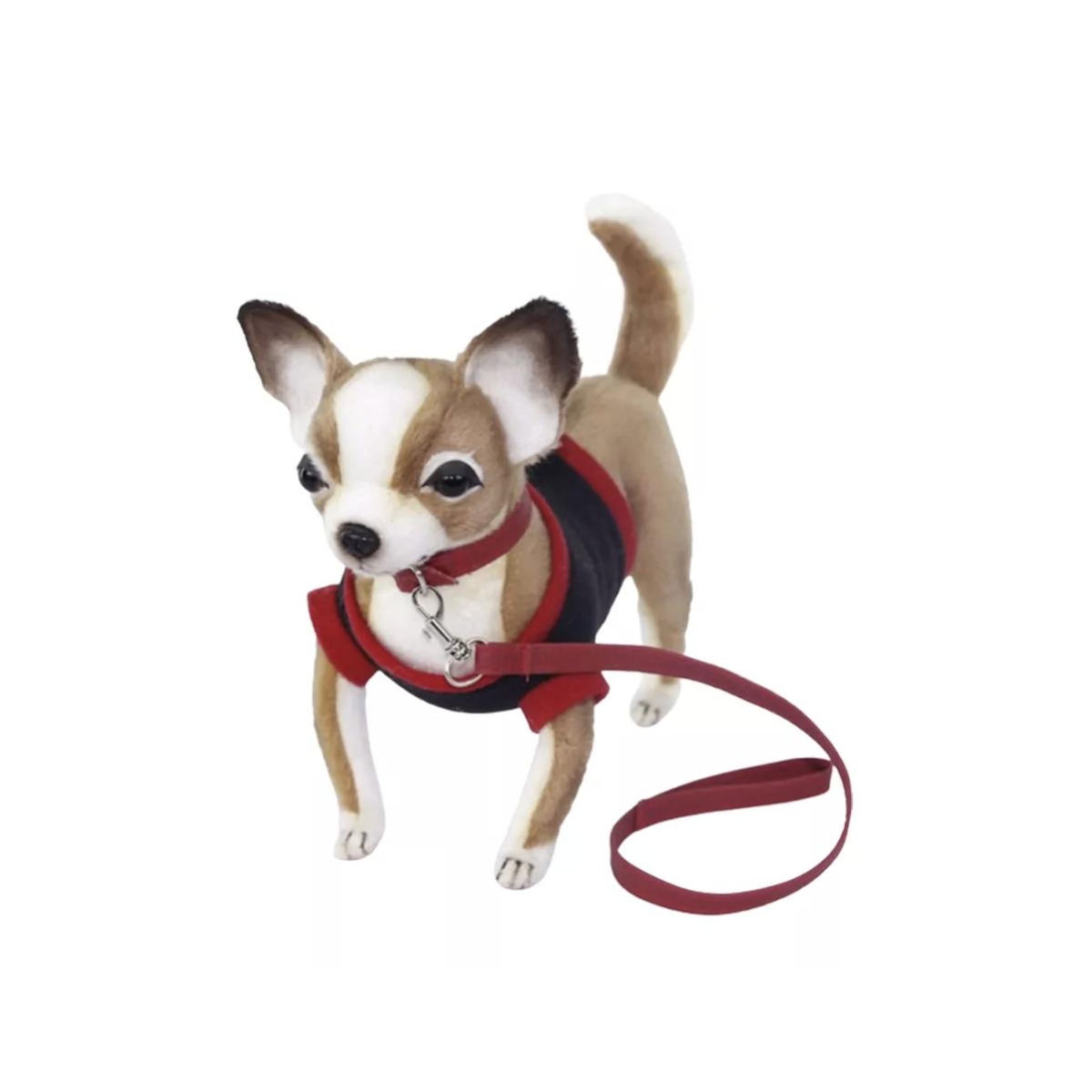 Hansa Chihuahua avec gilet rouge 24cmL