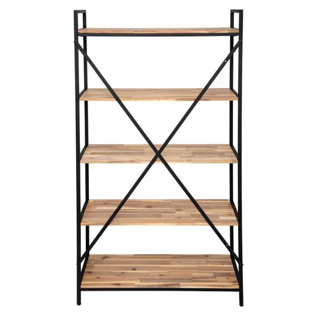 ATMOSPHERA Étagère 5 Niveaux en Bois  Edena  180cm Naturel