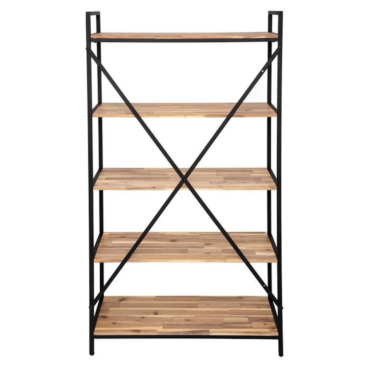 ATMOSPHERA Étagère 5 Niveaux en Bois  Edena  180cm Naturel
