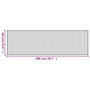 Voir la diapositive 6 : VIDAXL Tapis rectangulaire marron fonce 60x200 cm bambou