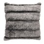 Voir la diapositive 1 : Paris Prix Coussin Imitation Fourrure  Lounge  40x40cm Gris Foncé