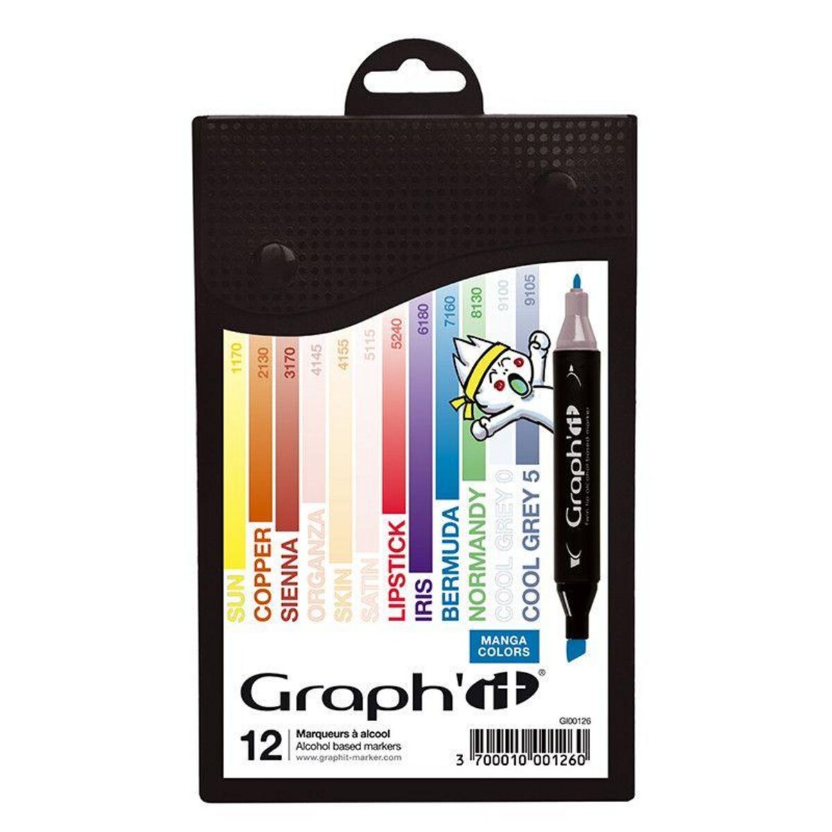 Graph it Set 12 marqueurs Graph'It - Manga colors