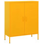 Voir la diapositive 1 : VIDAXL Armoire de rangement Jaune moutarde 80x35x101,5 cm Acier