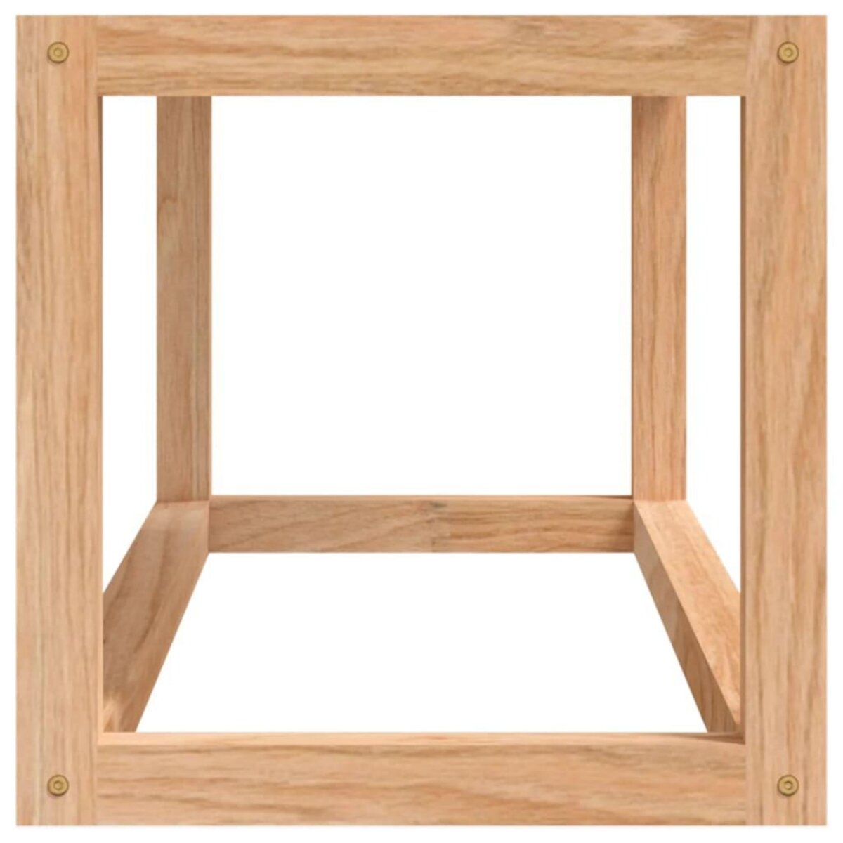 VIDAXL Porte-serviette 60x20x20 cm Bois massif de noyer
