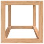 Voir la diapositive 4 : VIDAXL Porte-serviette 60x20x20 cm Bois massif de noyer