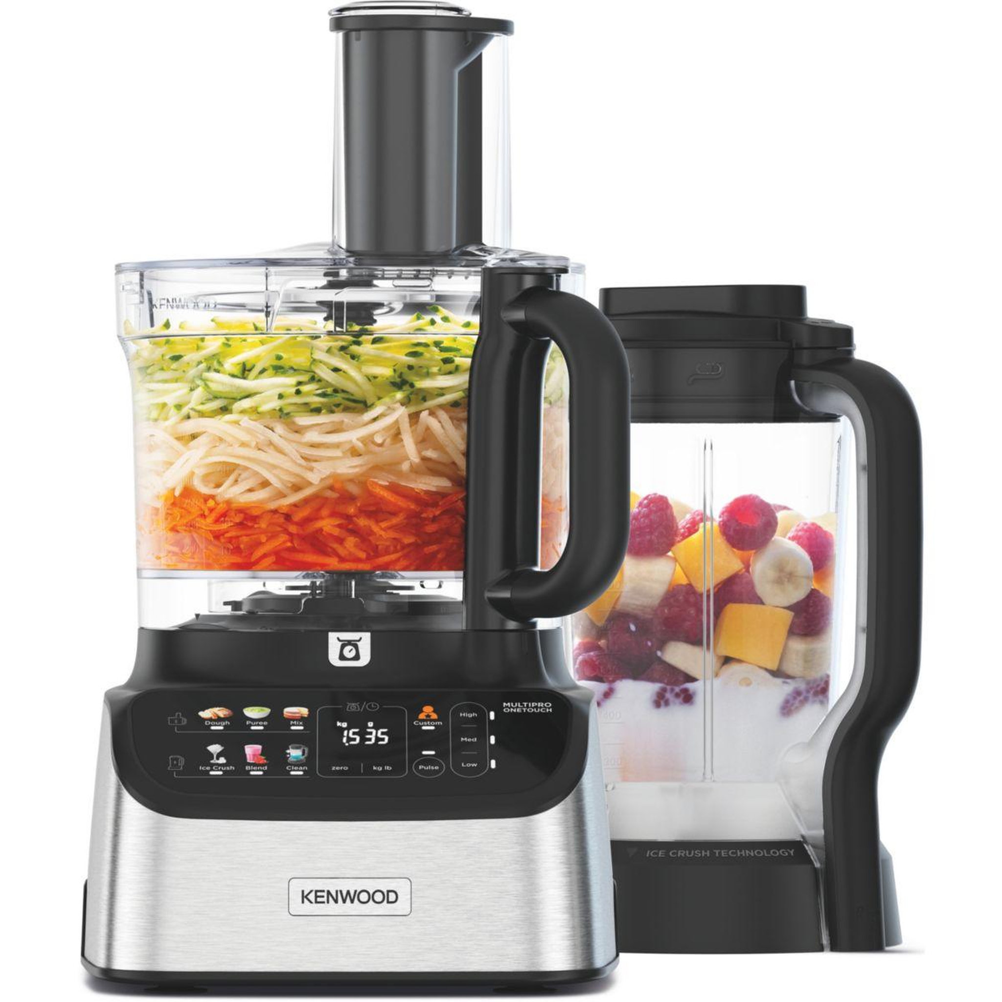 Voir la diapositive 3 : KENWOOD Robot multifonction multipro onetouch fdm73.480ss + blender