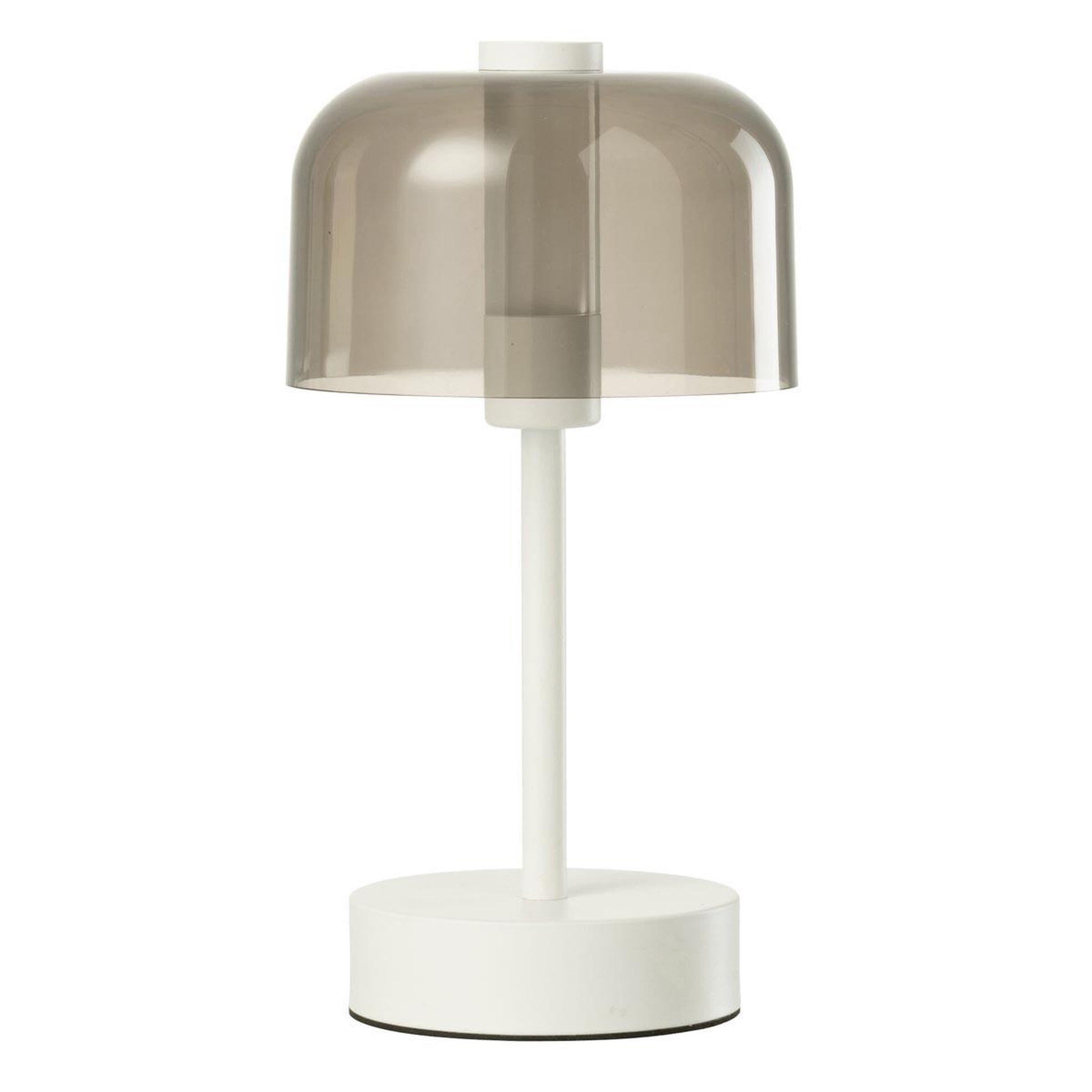 J-LINE Lampe à poser tactile à led  woa  24cm blanc