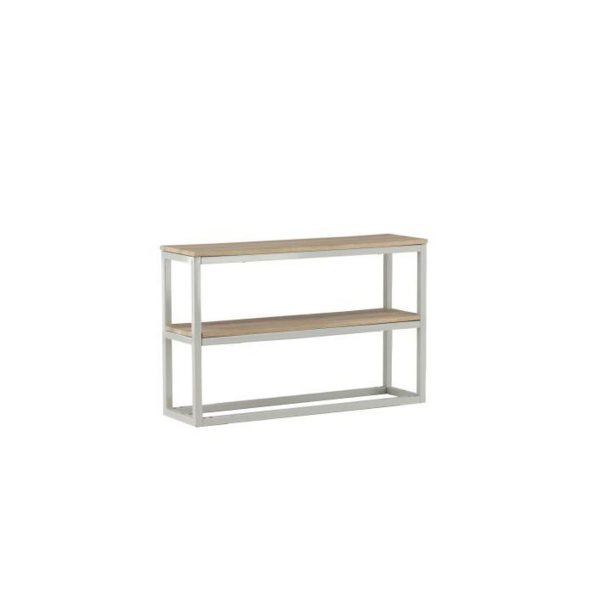 Paris Prix Console Design Double  Rise  110cm Naturel & Gris