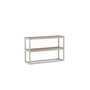 Voir la diapositive 3 : Paris Prix Console Design Double  Rise  110cm Naturel & Gris