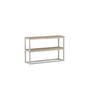Voir la diapositive 3 : Paris Prix Console Design Double  Rise  110cm Naturel & Gris