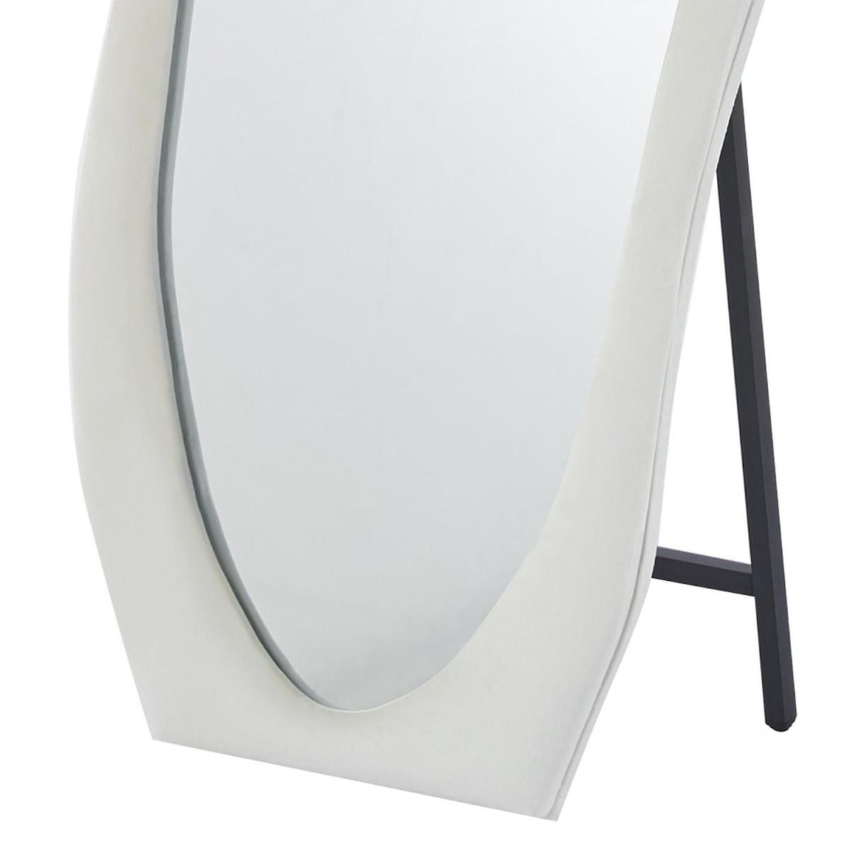 Paris Prix Miroir Design sur Pied  Perry  170cm Crème