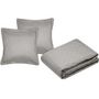 Voir la diapositive 4 : Lovely Casa Couvre lit boutis réversible 240x220 avec 2 taies CLEO