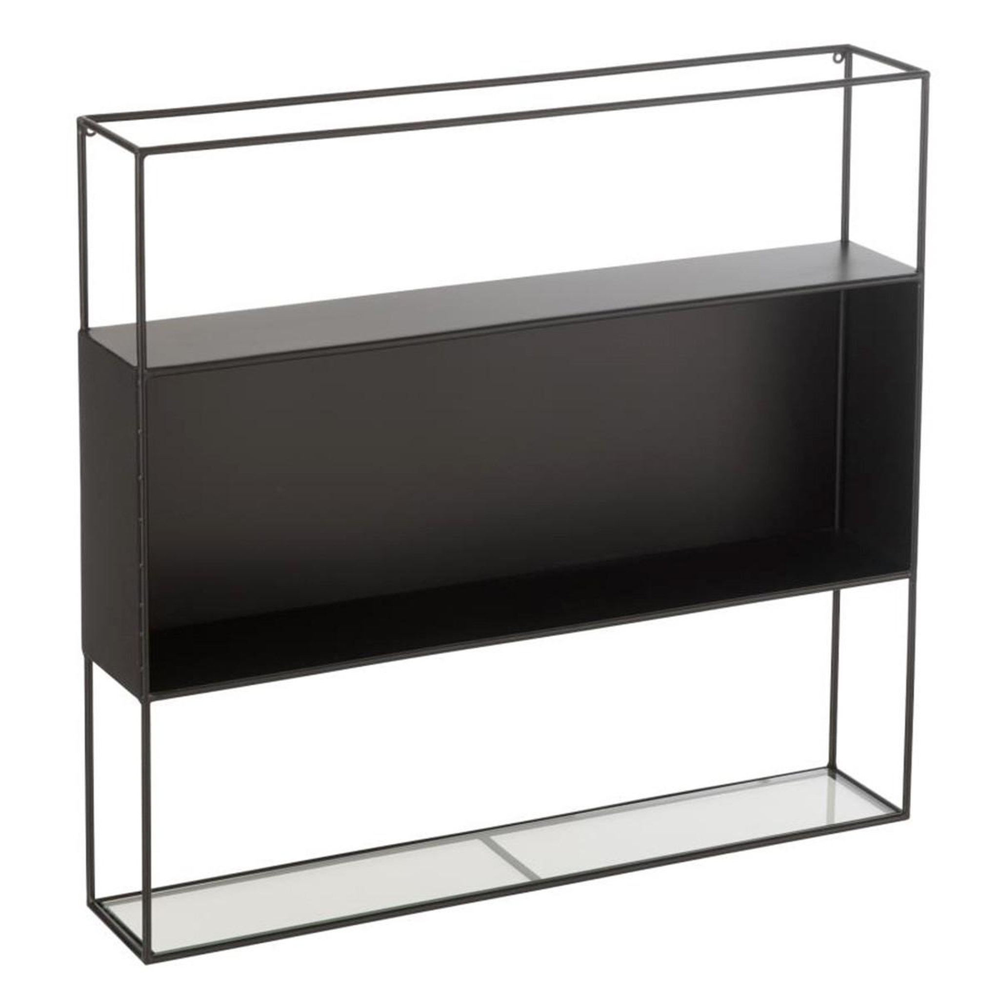 J-LINE Console en métal  maryanne  80cm noir