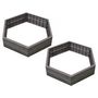 Voir la diapositive 2 : Habitat et Jardin Kit de 2 carrés potagers  Ergo  - 110 x 25 cm
